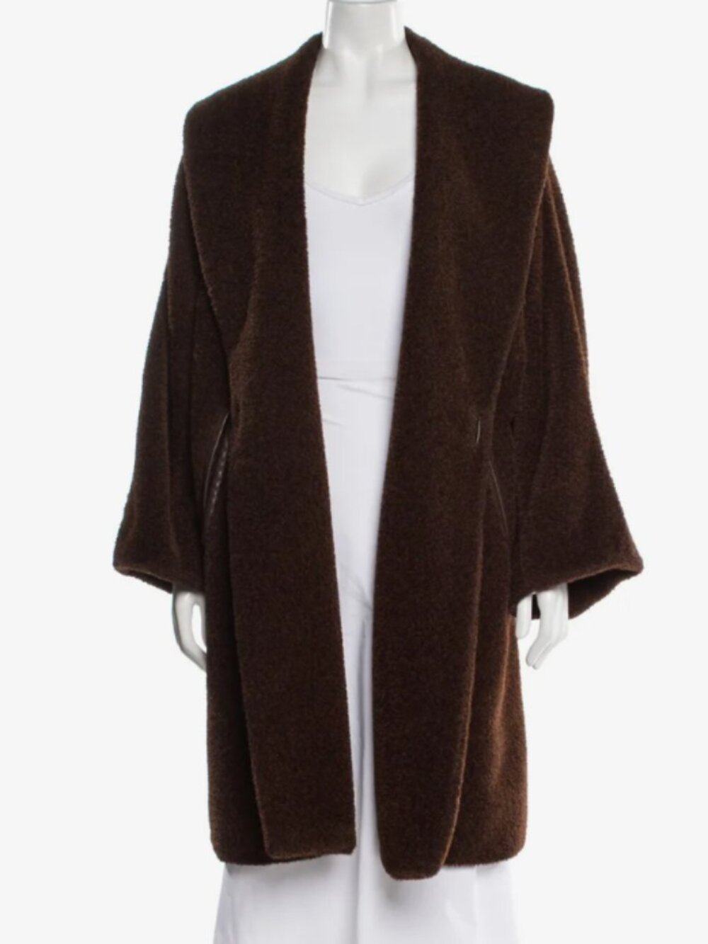 Max Mara Brown Teddy Wool Coat